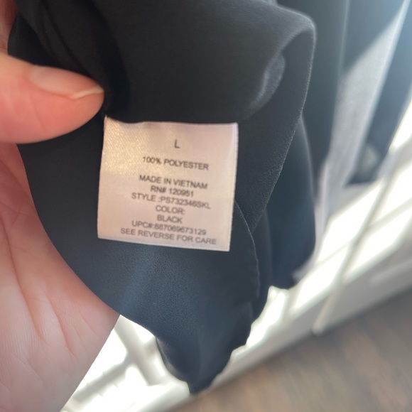 Pink Republic Women’s Little Black Dress Size L Lined Shift Mini Sleeveless - Picture 6 of 7